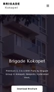 How brigadekokapet.co looks like on a mobile device such as an iPhone.