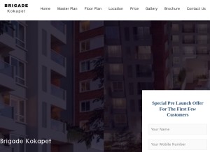 How brigadekokapet.co looks like on a tablet such as an iPad.