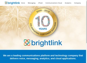 How brightlinkip.com looks like on a tablet such as an iPad.