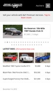 How bringatrailer.com looks like on a mobile device such as an iPhone.