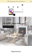How bringhomefurniture.com looks like on a mobile device such as an iPhone.