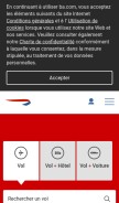 How britishairways.com looks like on a mobile device such as an iPhone.