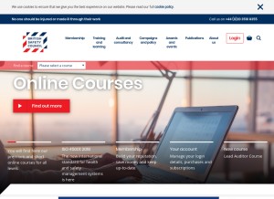 How britsafe.org looks like on a tablet such as an iPad.