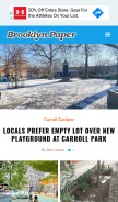 How brooklynpaper.com looks like on a mobile device such as an iPhone.