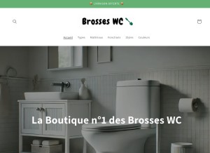 How brosseswc.com looks like on a tablet such as an iPad.