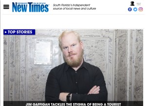 How browardpalmbeach.com looks like on a tablet such as an iPad.