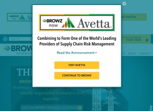 How browz.com looks like on a tablet such as an iPad.