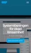 How brpsystems.se looks like on a mobile device such as an iPhone.
