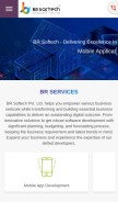 How brsoftech.com looks like on a mobile device such as an iPhone.