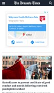 How brusselstimes.com looks like on a mobile device such as an iPhone.