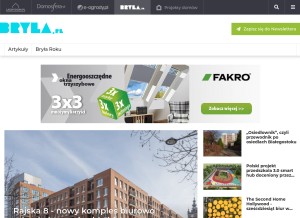 How bryla.pl looks like on a tablet such as an iPad.