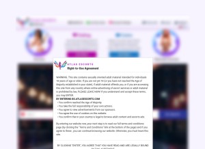 How bs.atlasescorts.com looks like on a tablet such as an iPad.