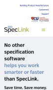 How bsdspeclink.com looks like on a mobile device such as an iPhone.