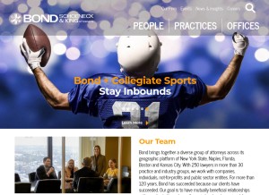 How bsk.com looks like on a tablet such as an iPad.