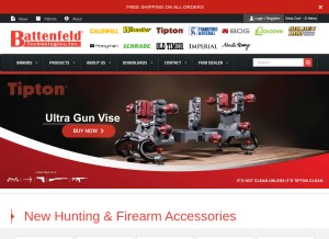 How btibrands.com looks like on a tablet such as an iPad.