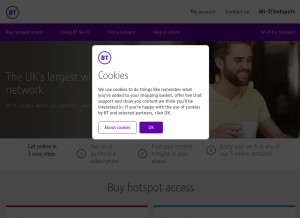 How btopenzone.com looks like on a tablet such as an iPad.