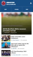 How buffalorumblings.com looks like on a mobile device such as an iPhone.