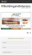 How buildingandinteriors.com looks like on a mobile device such as an iPhone.