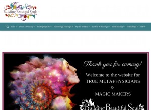 How buildingbeautifulsouls.com looks like on a tablet such as an iPad.