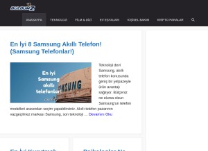 How buldumz.com looks like on a tablet such as an iPad.