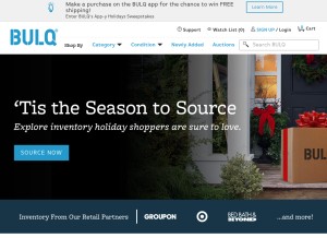 How bulq.com looks like on a tablet such as an iPad.