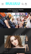 How bululu.shop looks like on a mobile device such as an iPhone.