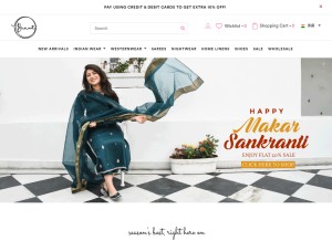 How bunaai.com looks like on a tablet such as an iPad.