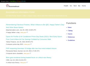 How buonmathuot.city looks like on a tablet such as an iPad.
