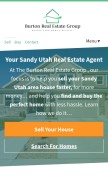 How burtonregroup.com looks like on a mobile device such as an iPhone.