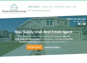 How burtonregroup.com looks like on a tablet such as an iPad.