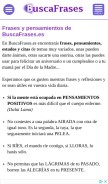 How buscafrases.es looks like on a mobile device such as an iPhone.