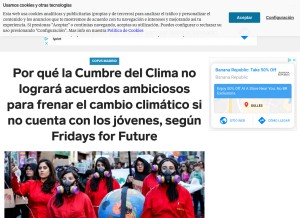 How businessinsider.es looks like on a tablet such as an iPad.