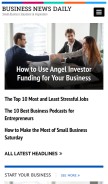 How businessnewsdaily.com looks like on a mobile device such as an iPhone.