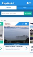 How buy-rent.ch looks like on a mobile device such as an iPhone.