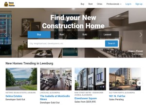 How buzzbuzzhome.com looks like on a tablet such as an iPad.