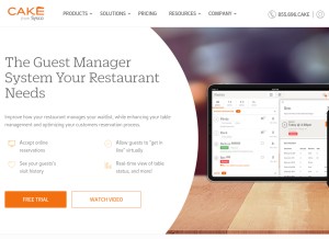 How buzztable.com looks like on a tablet such as an iPad.