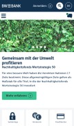 How bw-bank.de looks like on a mobile device such as an iPhone.