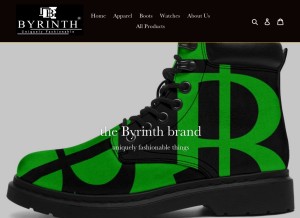 How byrinth.com looks like on a tablet such as an iPad.