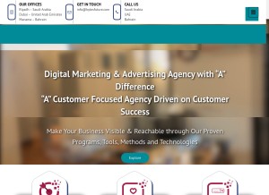 How bytesfuture.com looks like on a tablet such as an iPad.