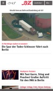 How bz-berlin.de looks like on a mobile device such as an iPhone.