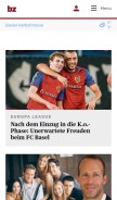 How bzbasel.ch looks like on a mobile device such as an iPhone.