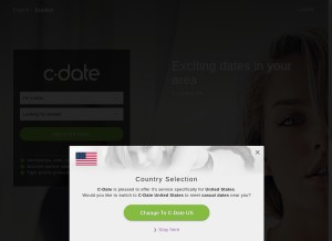How c-date.com looks like on a tablet such as an iPad.