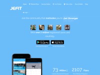 Desktop screenshot for jefit.com