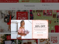 Desktop screenshot for francescas.com