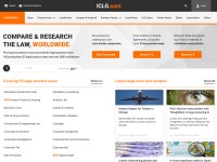 Desktop screenshot for iclg.com