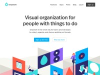 Desktop screenshot for dropmark.com