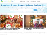 Desktop screenshot for consumerhealthdigest.com