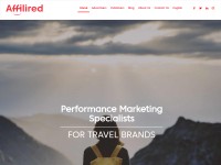 Desktop screenshot for affilired.com