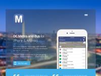Desktop screenshot for dcmetroapp.com