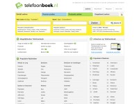Desktop screenshot for telefoonboek.nl
